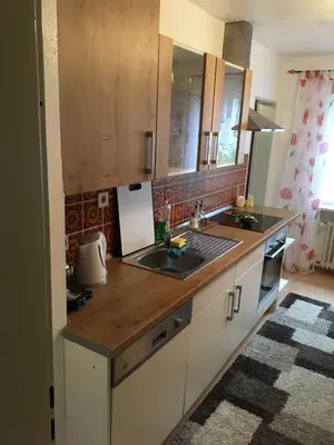 Küche/Küchenzeile in der Unterkunft Ana‘s Ferienwohnung