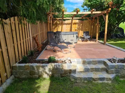 Ein Garten an der Unterkunft Ana‘s Ferienwohnung