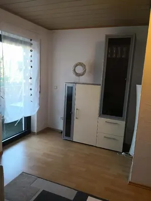 Küche/Küchenzeile in der Unterkunft Ferienwohnung Schmeisser