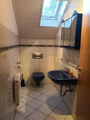 Ein Badezimmer in der Unterkunft Ferienwohnung Schmeisser