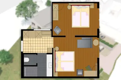 Grundriss der Unterkunft Landhotel Zum Goldenen Kreuz
