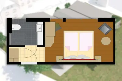 Grundriss der Unterkunft Landhotel Zum Goldenen Kreuz