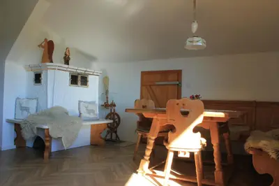 Ein Sitzbereich in der Unterkunft Friedrichsruh 2