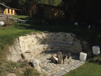 Ein Garten an der Unterkunft Friedrichsruh 2