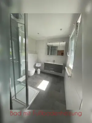 Ein Badezimmer in der Unterkunft Ferienhaus Martina