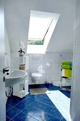 Ein Badezimmer in der Unterkunft Angeln am Regen - Angelhof Posl