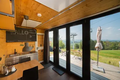 Naturlandschaft in der Nähe der Lodge