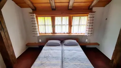 Ein Bett oder Betten in einem Zimmer der Unterkunft FerienFleckl