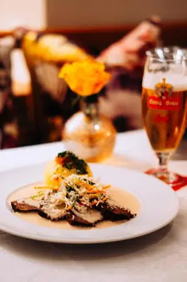 Essen im Gasthaus oder in der Nähe