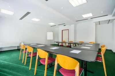 Der Geschäftsbereich oder Konferenzraum in der Unterkunft Quality Hotel Hof