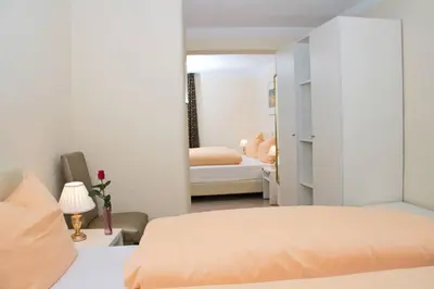 Ein Bett oder Betten in einem Zimmer der Unterkunft Hotel Albergo Mamma Rosa