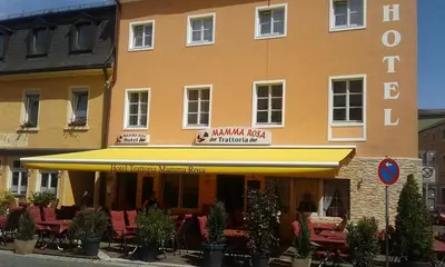 Das Gebäude in dem sich das Hotel befindet