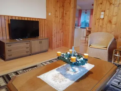 TV/Unterhaltungsangebot in der Unterkunft Landhaus am Fritzschberg
