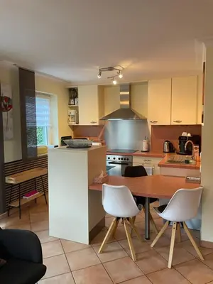 Küche/Küchenzeile in der Unterkunft Ferienwohnung Christine