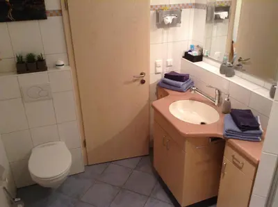 Ein Badezimmer in der Unterkunft Ferienwohnung Christine