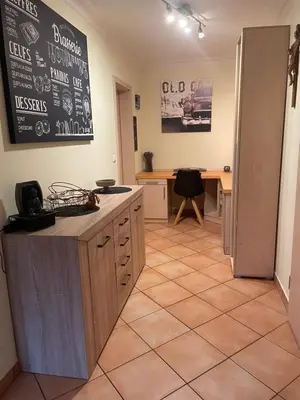 Küche/Küchenzeile in der Unterkunft Ferienwohnung Christine