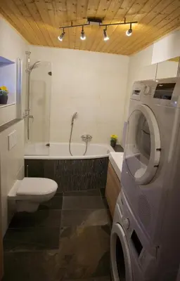 Ein Badezimmer in der Unterkunft Haus Fichtelgebirge