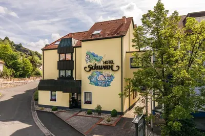 Das Gebäude in dem sich das Hotel befindet