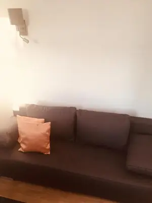 Ein Sitzbereich in der Unterkunft Turmvilla Vogtland