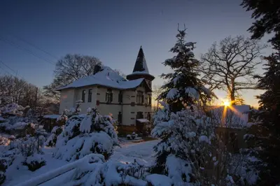 Turmvilla Vogtland im Winter