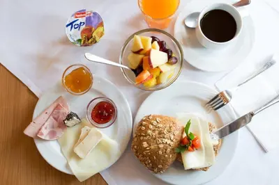 Essen in der Pension oder in der Nähe