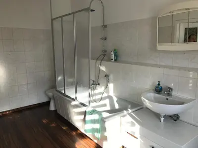 Ein Badezimmer in der Unterkunft Apartment Juna