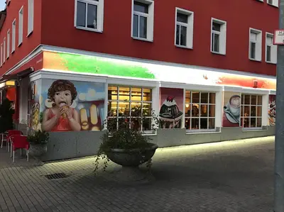 Das Gebäude in dem sich die Ferienwohnung befindet