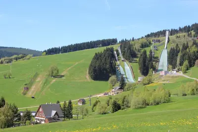 Naturlandschaft in der Nähe der Ferienwohnung