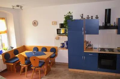 Küche/Küchenzeile in der Unterkunft Apartments Sport Fudel