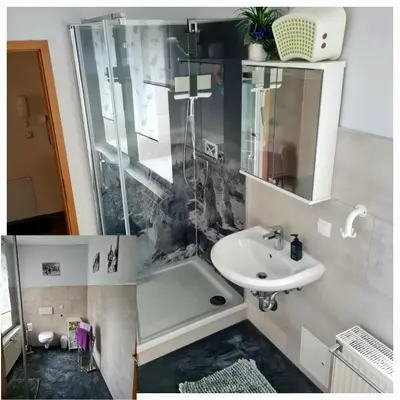 Ein Badezimmer in der Unterkunft Apartments Sport Fudel