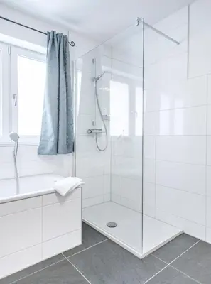 Ein Badezimmer in der Unterkunft Ferienwohnung Biobauernhof Peter Anderl Hof