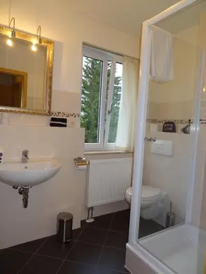 Ein Badezimmer in der Unterkunft Appartements im Hollandhaus