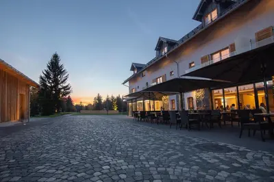 Das Gebäude in dem sich das Hotel befindet