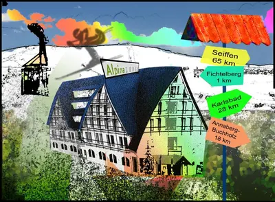 Das Gebäude in dem sich das Hotel befindet