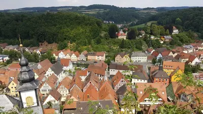 Naturlandschaft in der Nähe des Campingplatzes