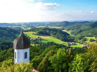 Naturlandschaft in der Nähe des Ferienhauses