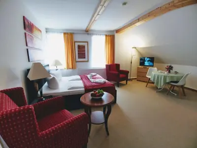 TV/Unterhaltungsangebot in der Unterkunft Apartments Fichtelberger Blick