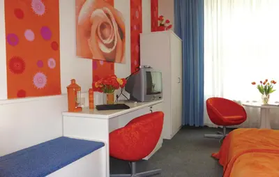 Ein Sitzbereich in der Unterkunft Nice Home In Auerbach With Wifi