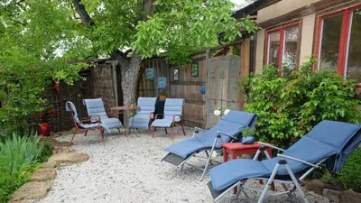 Ein Garten an der Unterkunft altes Schäferhaus