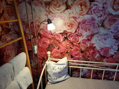 Ein Bett oder Betten in einem Zimmer der Unterkunft B & B Gästehaus Schmidt