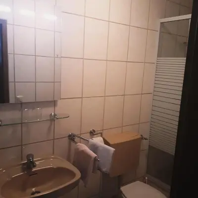 Ein Badezimmer in der Unterkunft Pension Brix