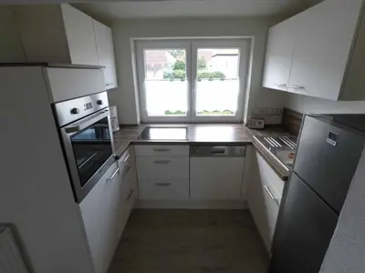 Küche/Küchenzeile in der Unterkunft Ferienwohnung am Schloss in Königstein