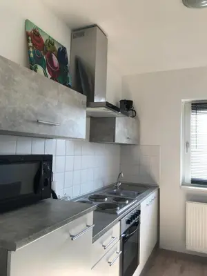 Küche/Küchenzeile in der Unterkunft M&M Serviced Appartment