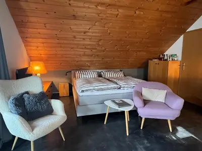 Ein Bett oder Betten in einem Zimmer der Unterkunft Stolzing-Apart