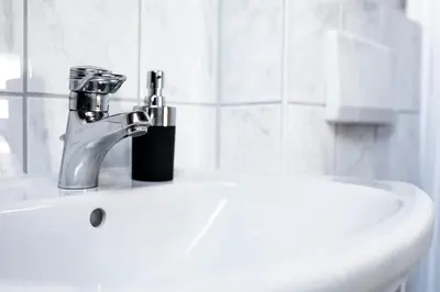 Ein Badezimmer in der Unterkunft Stolzing-Apart