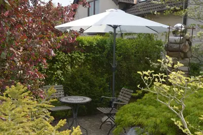 Ein Garten an der Unterkunft Stolzing-Apart