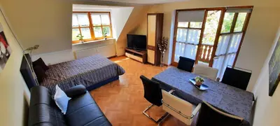 TV/Unterhaltungsangebot in der Unterkunft Ferienwohnung/ Ferienresidenze Manuela