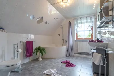 Ein Badezimmer in der Unterkunft Haus Sonnenschein