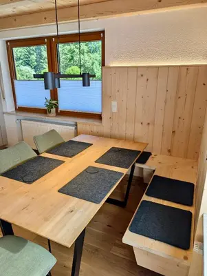Grundriss der Unterkunft Gästehaus Philipp im Herzen des Fichtelgebirges - 5 Ferienwohnungen, großes Grundstück, Wald und Wiese, Wohnung mit privater Sauna, kostenfreie Parkplätze, WLAN