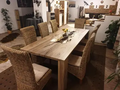 Ein Sitzbereich in der Unterkunft Martin´s Ferienwohnung